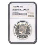 1966 Kennedy Half Dollar MS-67 Ultra Cameo NGC (SMS)