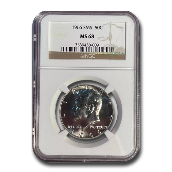 1966 Kennedy Half Dollar MS-68 NGC (SMS) 1966 Kennedy Half Dollar MS-68 NGC (SMS)