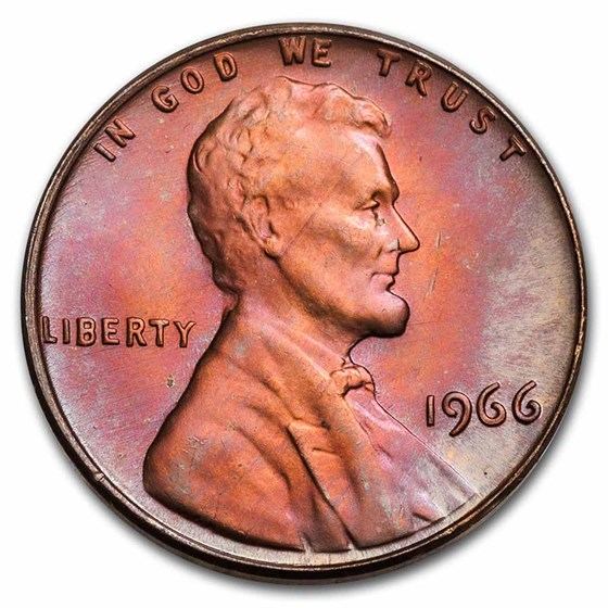 1966 Lincoln Cent (SMS) 1966 Lincoln Cent (SMS)