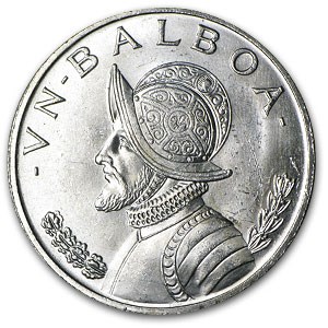 1966 Panama Silver Balboa BU 1966 Panama Silver Balboa BU