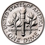 1966 Roosevelt Dime BU (SMS)