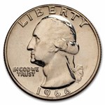 1966 SMS Washington Quarter 40-Coin Roll BU