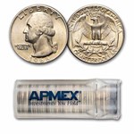 1966 Washington Quarter 40-Coin Roll BU