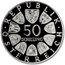 1967 Austria Silver 50 Schilling Blue Danube Waltz Proof