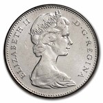 1967 Canada Nickel 5 Cents Rabbit BU/Prooflike