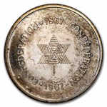 1967 Canada Silver Centennial of Confederation Medal BU (Toned)