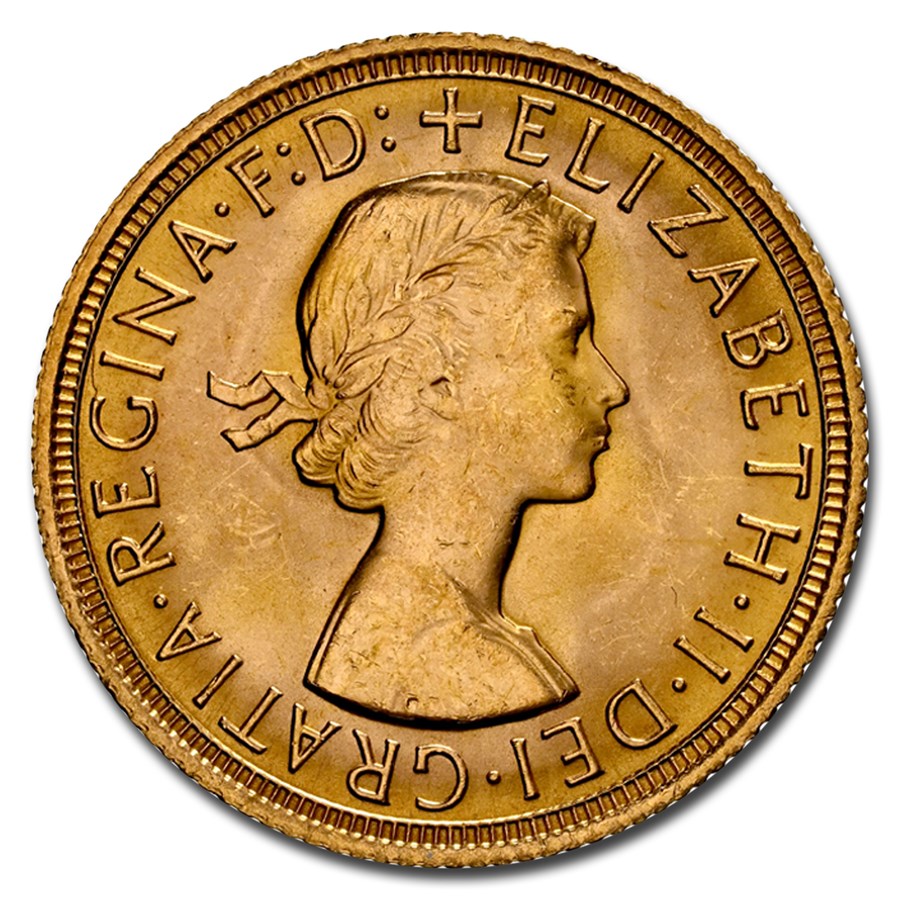 1967 Great Britain Gold Sovereign MS-64 NGC