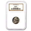 1967 Jefferson Nickel SMS MS-67 NGC
