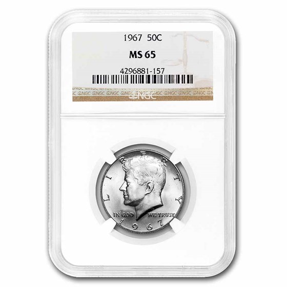 1967 Kennedy Half Dollar MS-65 NGC 1967 Kennedy Half Dollar MS-65 NGC