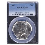 1967 Kennedy Half Dollar MS-66 PCGS