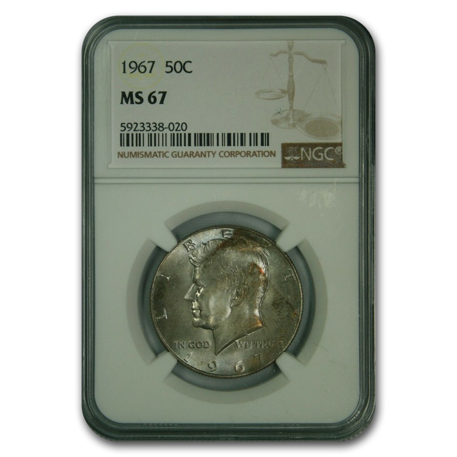 Buy 1967 Kennedy Half Dollar MS-67 NGC | APMEX
