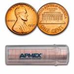1967 Lincoln Cent 50-Coin Roll SMS