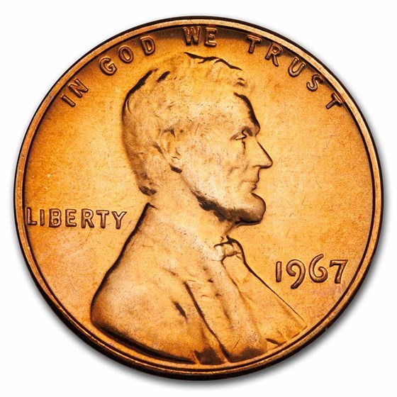 1967 Lincoln Cent (SMS)