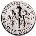 1967 Roosevelt Dime BU (SMS)