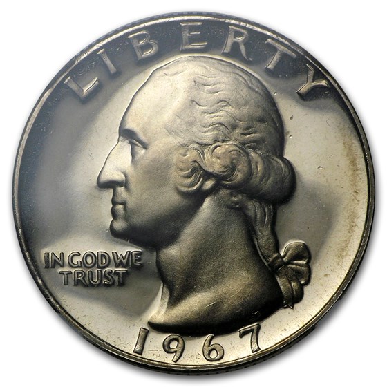Buy 1967 SMS Washington Quarter MS67 NGC APMEX