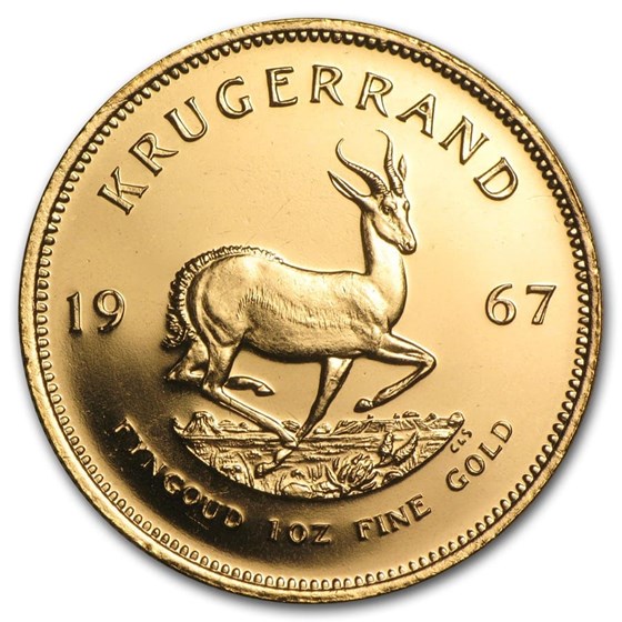 1967 South Africa 1 oz Gold Krugerrand BU