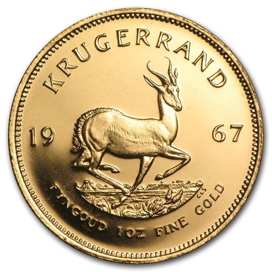 1967 South Africa 1 oz Gold Krugerrand BU 1967 South Africa 1 oz Gold Krugerrand BU