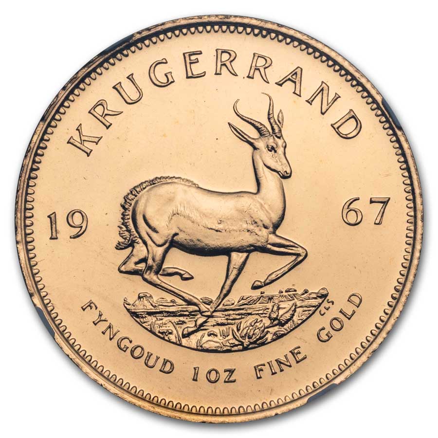 A-1490 ​馬蹄 コレクション 直径62mm 重さ202.42g Buy 1967 South African 1 oz Gold Krugerrand MS-66 PL NGC | APMEX