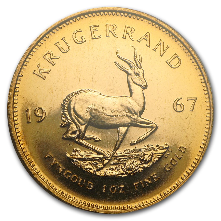 1967 South Africa 1 oz Proof Gold Krugerrand