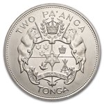 1967 Tonga 2 Pa'anga Taufa'ahau Toupou IV BU