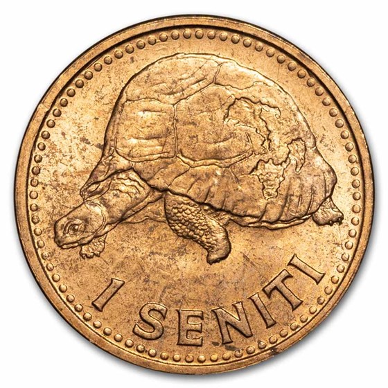 1967 Tonga Bronze 1 Seniti Salote Tupou III BU (Red) 1967 Tonga Bronze 1 Seniti Salote Tupou III BU (Red)