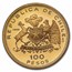 1968 Chile Republic Proof Gold 150th Anniversary 6 Coin Set
