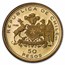 1968 Chile Republic Proof Gold 150th Anniversary 6 Coin Set
