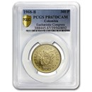 1968 Colombia Gold 300 Pesos Pope Paul VI PR-67 DCAM PCGS 1968 Colombia Gold 300 Pesos Pope Paul VI PR-67 DCAM PCGS