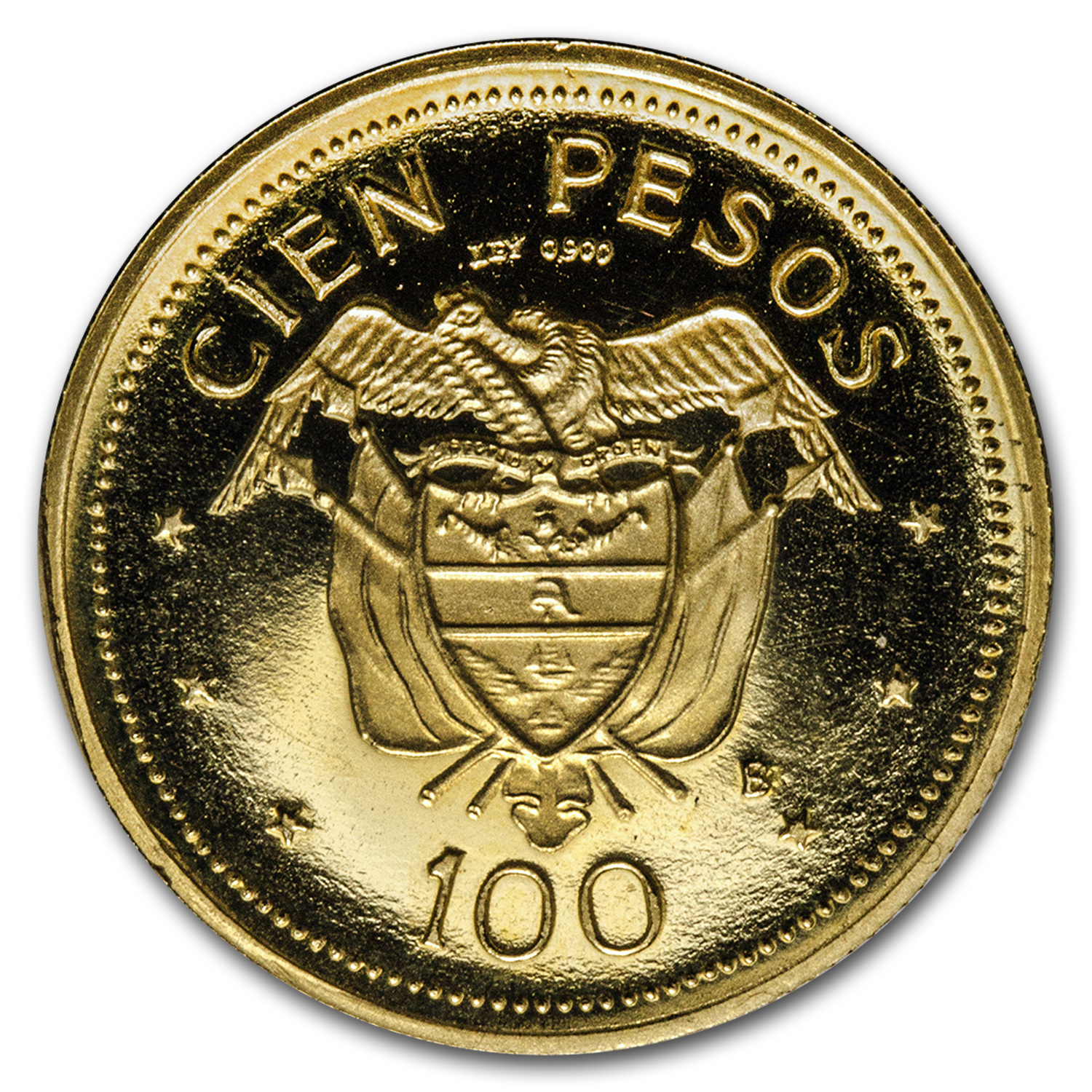 Buy 1968 Colombia Proof Gold 100 Pesos Pope Paul VI | APMEX