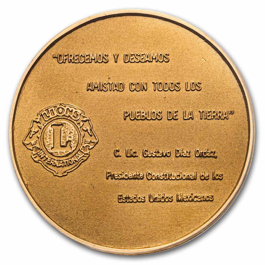 【PCGS MS67】メキシコ オリンピック 大型銀貨 PCGS 1968 1968-Mo MEXICO Silver 25 PESOS PCGS MS-67 Olympic Type 1 KM