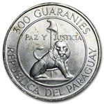 1968 Paraguay Silver 300 Guaranies Stroessner BU