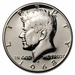1968-S Kennedy Half Dollar 20-Coin Roll Proof