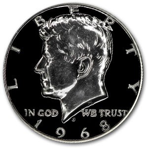 1968-S Kennedy Half Dollar Gem Proof 1968-S Kennedy Half Dollar Gem Proof