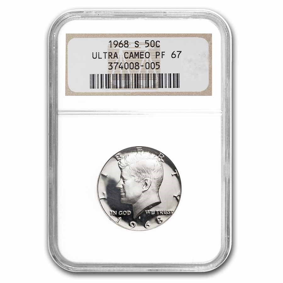 1968-S Kennedy Half Dollar PF-67 UCAM NGC
