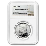 1968-S Kennedy Half Dollar PF-68 UCAM NGC