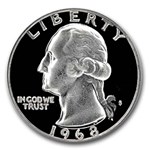 1968-S Washington Quarter Gem Proof