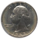 1968 Washington Quarter MS-68 PCGS