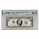1969-A (E-Richmond) $10 FRN VF-35 EPQ PMG (Fr#2019-E) Gutter Fold