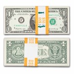 1969-A (F-Atlanta) $1.00 FRN CU (Fr#1904-F), 50 consecutive