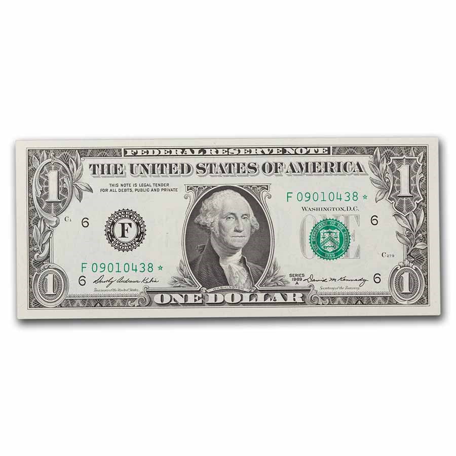 1969-A* (F-Atlanta) $1.00 FRN CU (Fr#1904-F*) Star Note!
