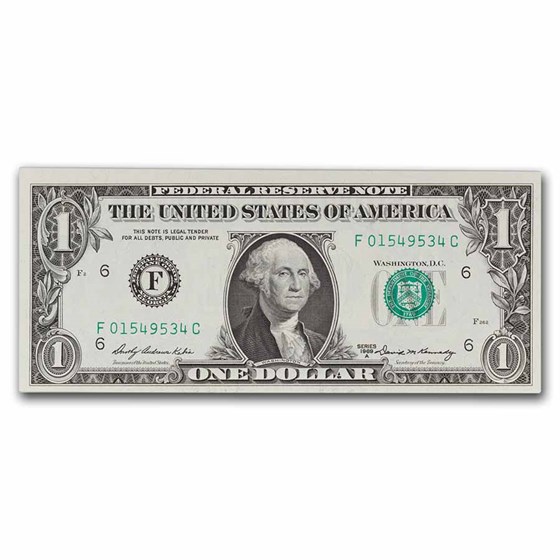 1969-A (F-Atlanta) $1.00 FRN CU (Fr#1904-F)