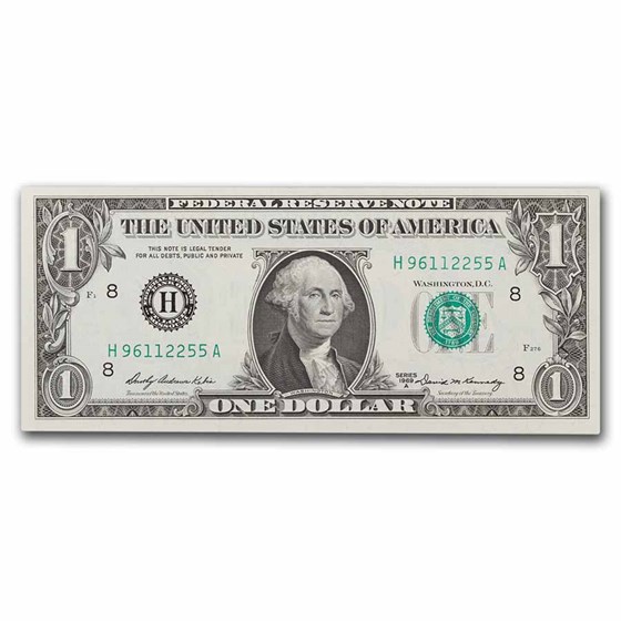 1969-A (H-St. Louis) $1.00 FRN CU (Fr#1904-H) 1969-A (H-St. Louis) $1.00 FRN CU (Fr#1904-H)