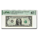 1969-A* (I-Minn) $1 FRN CU-67 EPQ PMG (Fr#1904-I*) Star Note