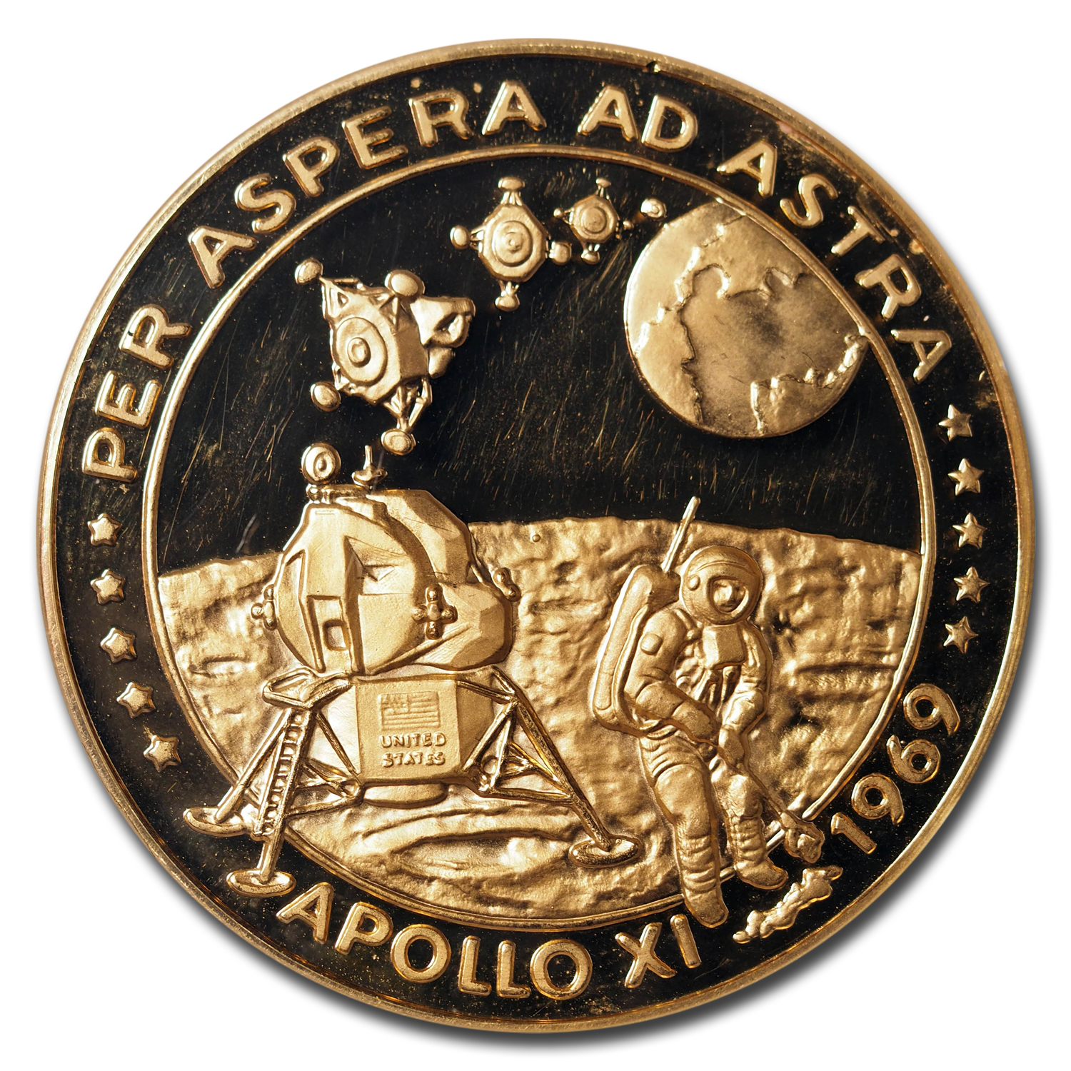 廉価出品❗️アドリアヌス6世　戴冠記念　ブロンズメダル Buy 1969 Aldrin Armstrong Collins Gold Apollo 11 Medal PF-64 UCAM