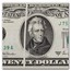 1969-C $20 FRN AU-50 EPQ PMG (Fr#2070-J) Gutter Fold