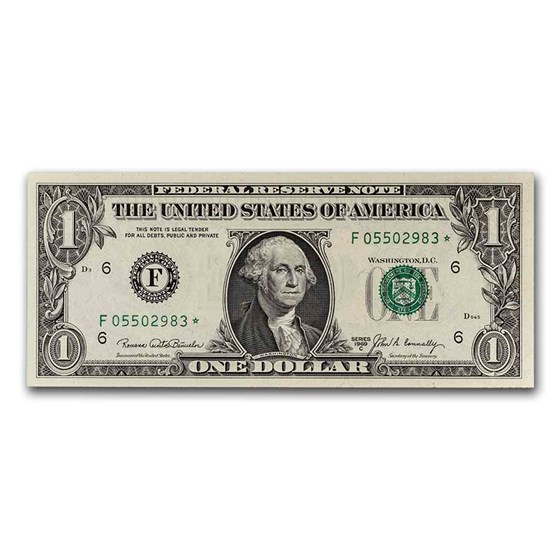 1969-C* (F-Atlanta) $1.00 FRN CU (Fr#1906-F*) Star Note 1969-C* (F-Atlanta) $1.00 FRN CU (Fr#1906-F*) Star Note