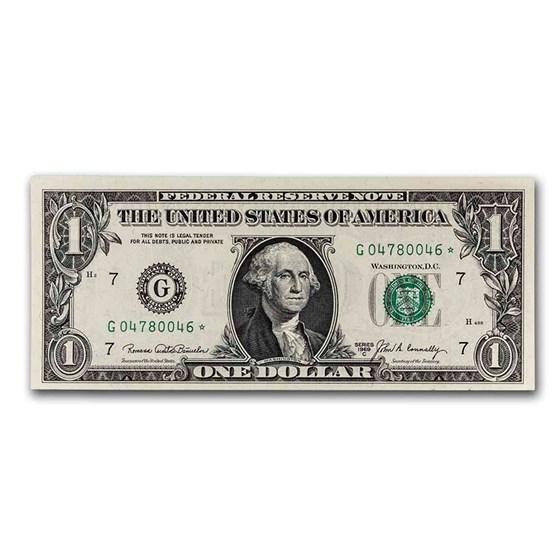 1969-C* (G-Chicago) $1.00 FRN CU (Fr#1906-G*) Star Note 1969-C* (G-Chicago) $1.00 FRN CU (Fr#1906-G*) Star Note
