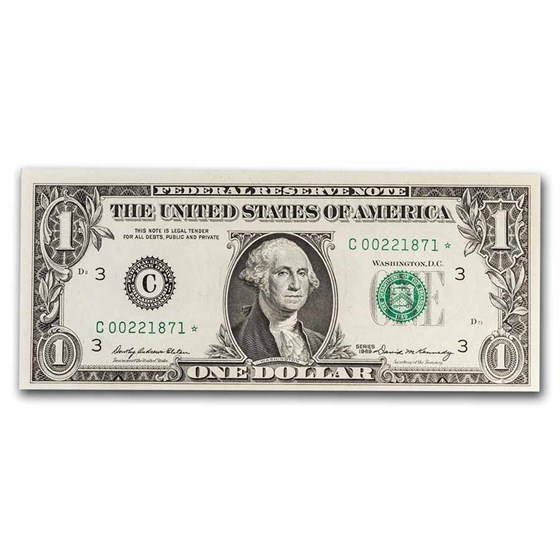 1969* (C-Philadelphia) $1 FRN CU (Fr#1903-C*) Star Note
