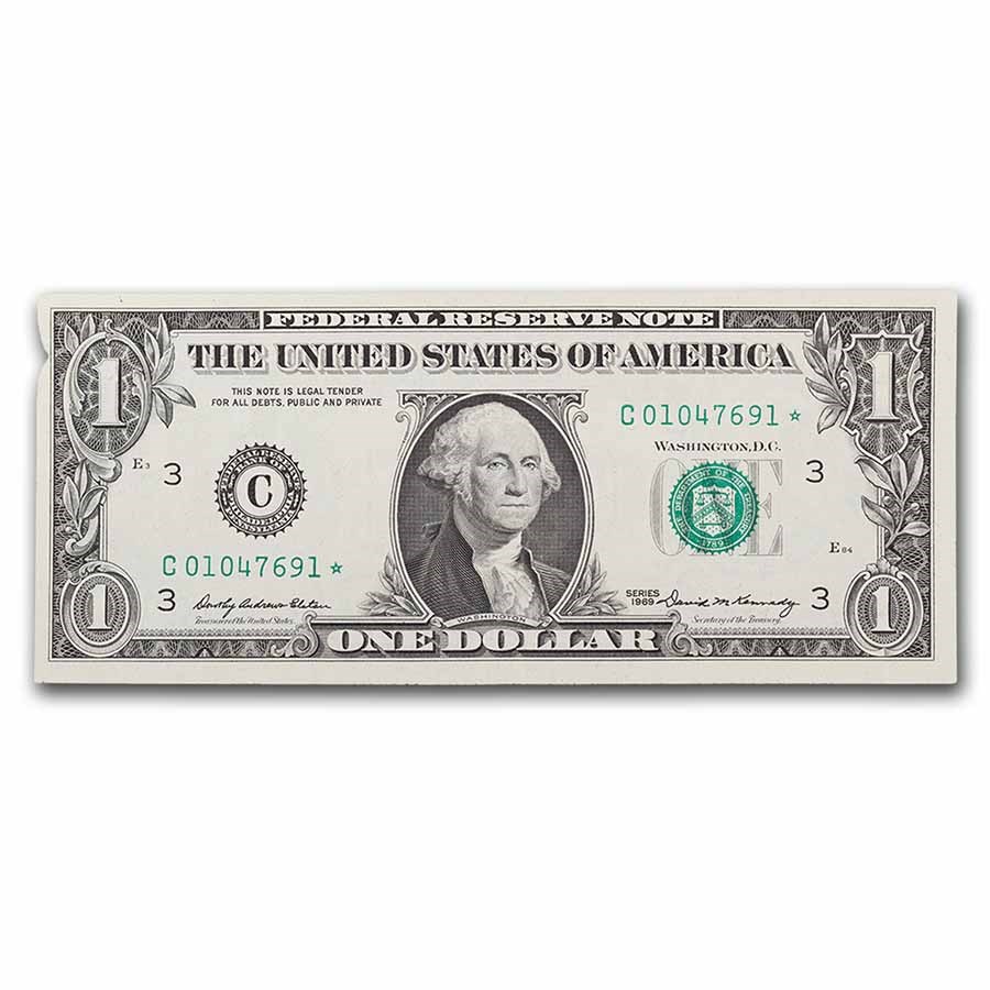 1969* (C-Philadelphia) $1 FRN XF (Fr#1903-C*) Star Note