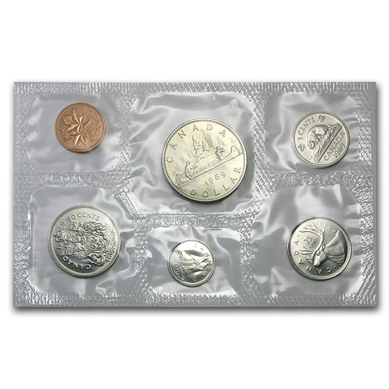 1969 Canada 6-Coin Prooflike Set 1969 Canada 6-Coin Prooflike Set